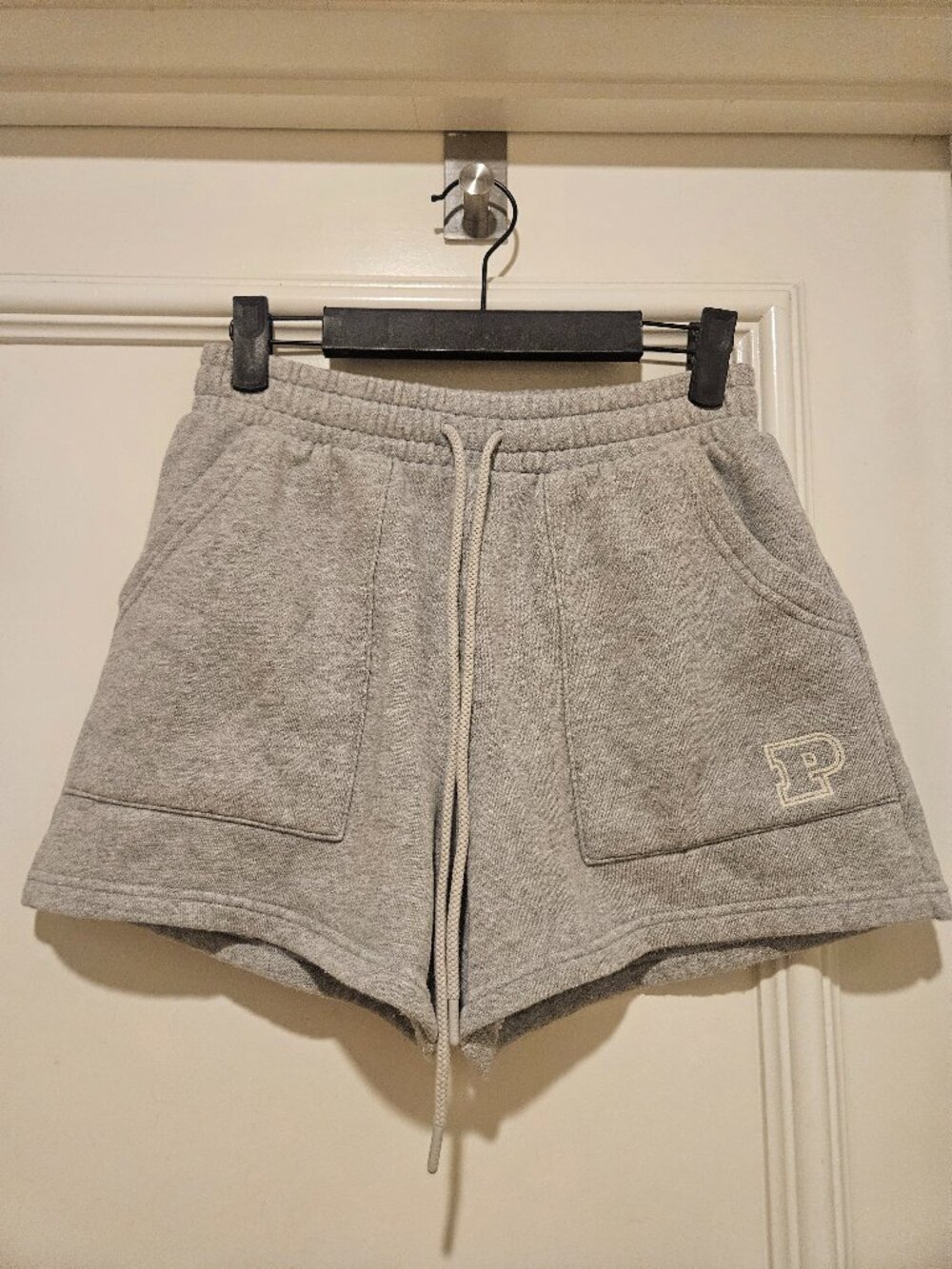 Victoria’s Secret PINK Heather Gray Drawstring Sweat Shorts, 3'' inseam, XS